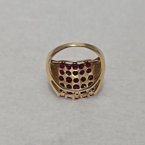 14k Gold and Ruby Ring - Picture 5 of 8